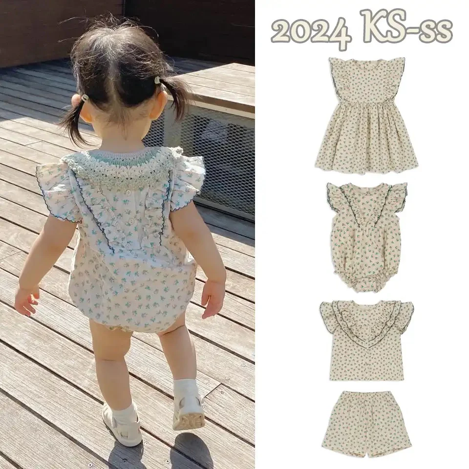 Girls Floral Dress/set - Image 2