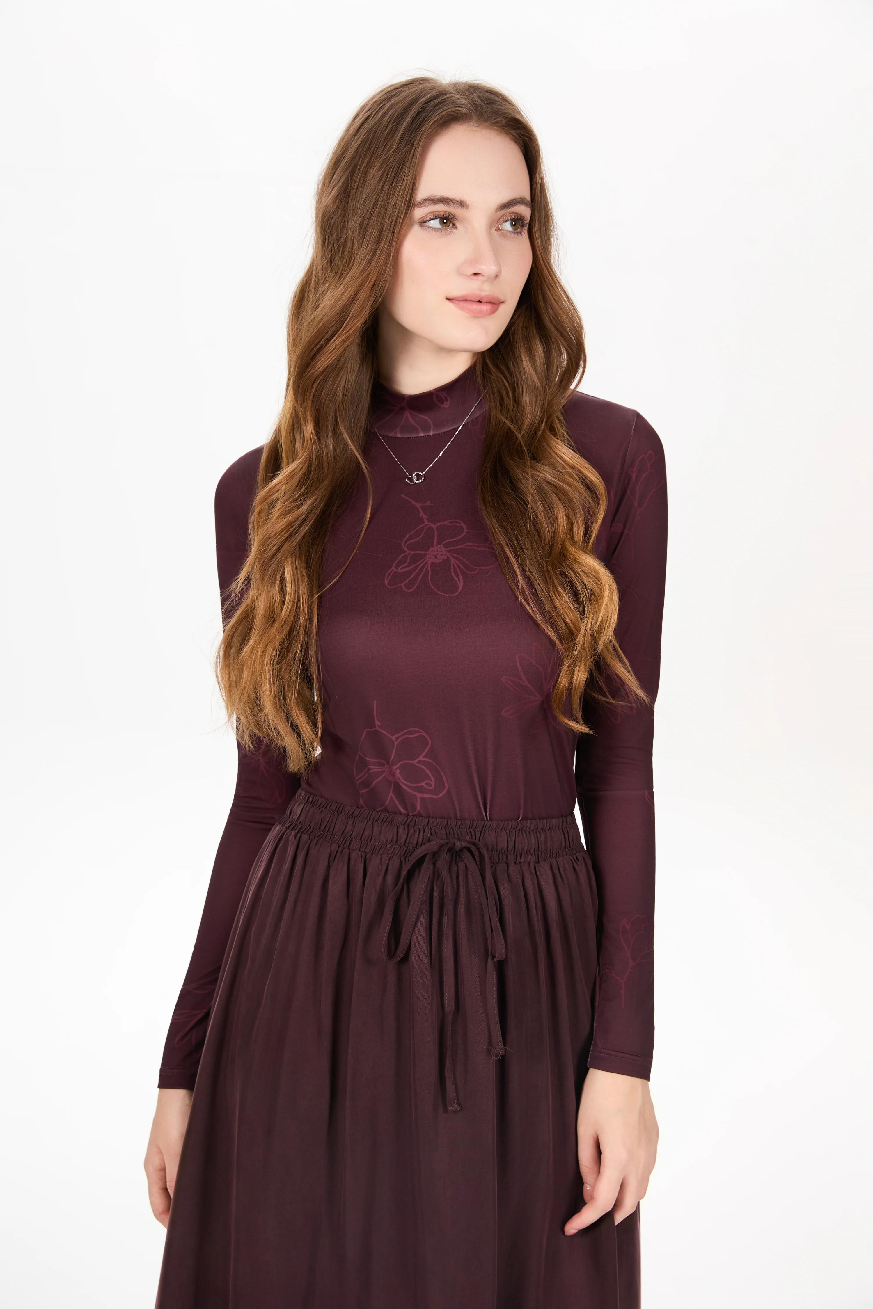 The Cupro Skirt x Print Top - Image 2
