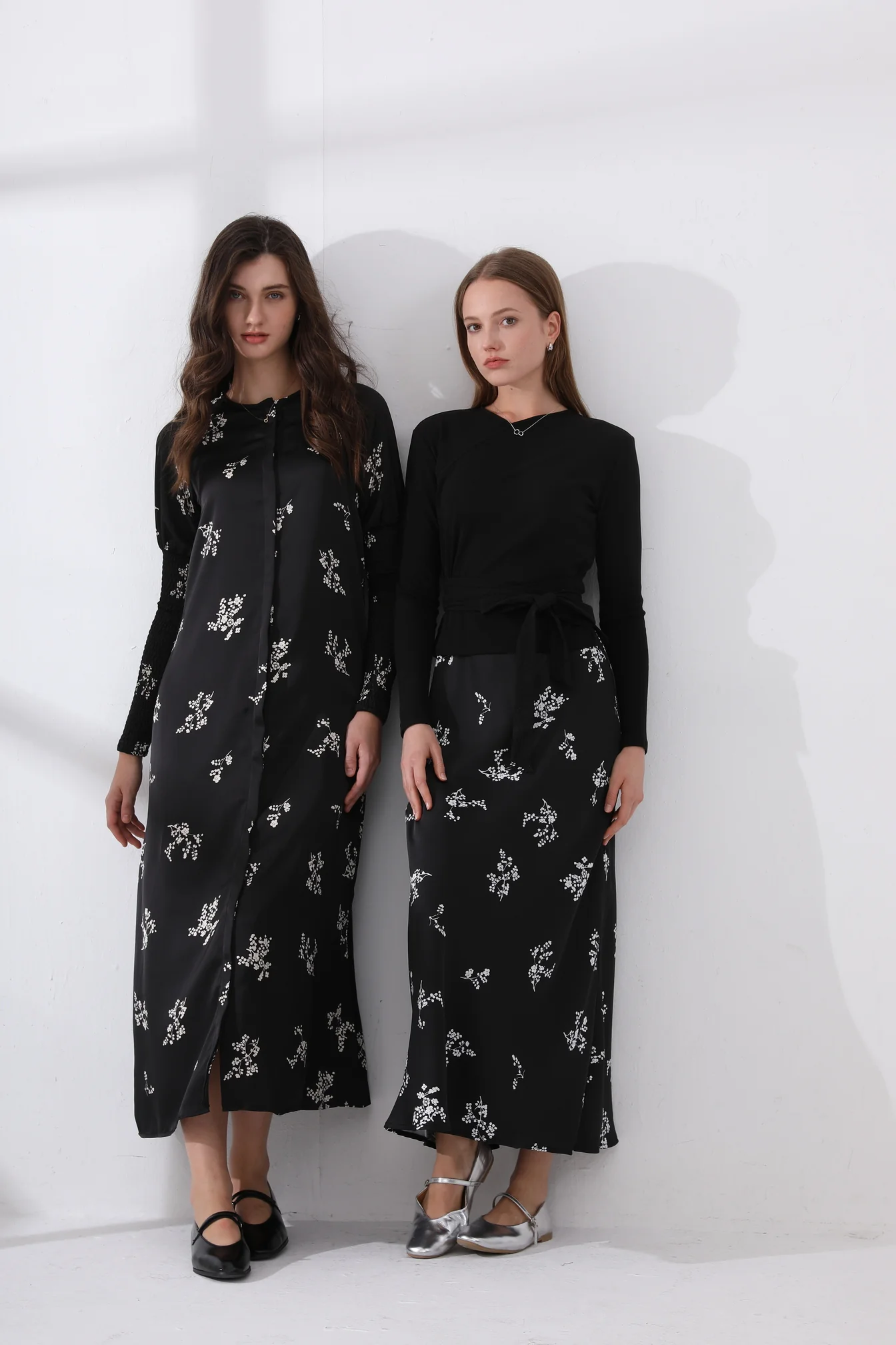 Wrap Top & Satin Dress - Image 5